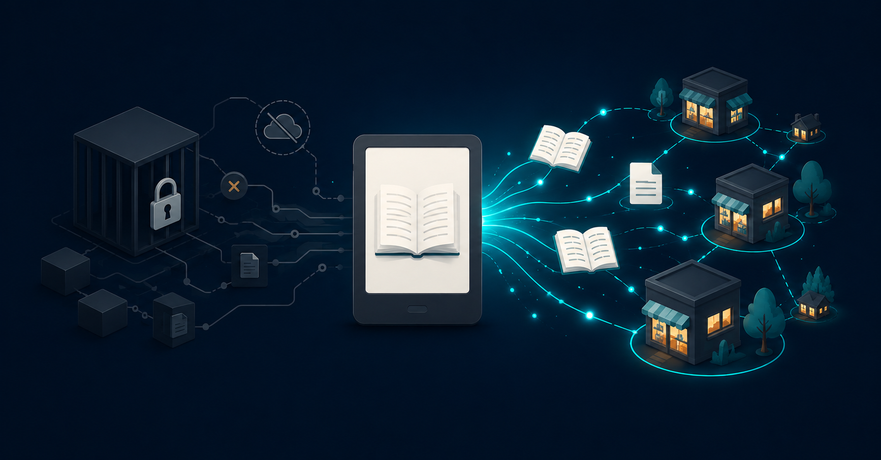 Digitale Bücher lokal kaufen